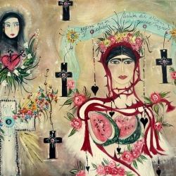 After Frida (on death, the angel, and watermelons)